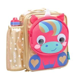 Smash 3d Unicorn Back To School 10" Insulated Lunch Box Bag